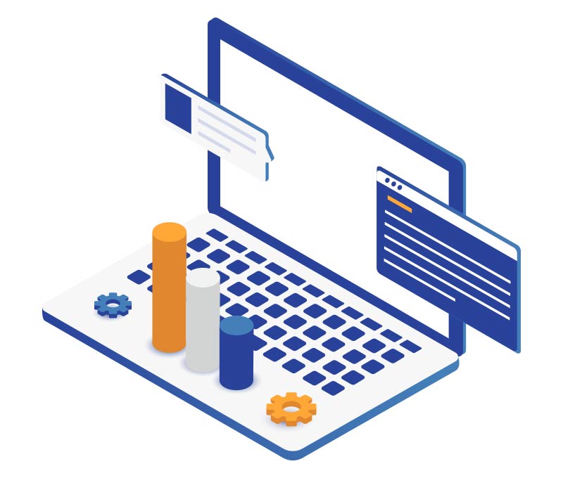 Services page avada theme laptop Laptop icon photo for services page of local SEO business Know the Niche